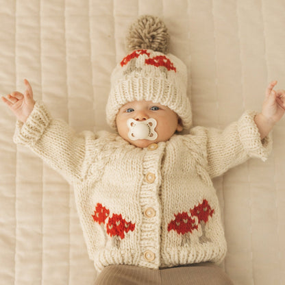 Mushroom Cardigan -Natural