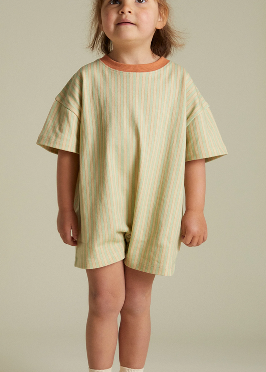 Opal Striped Romper
