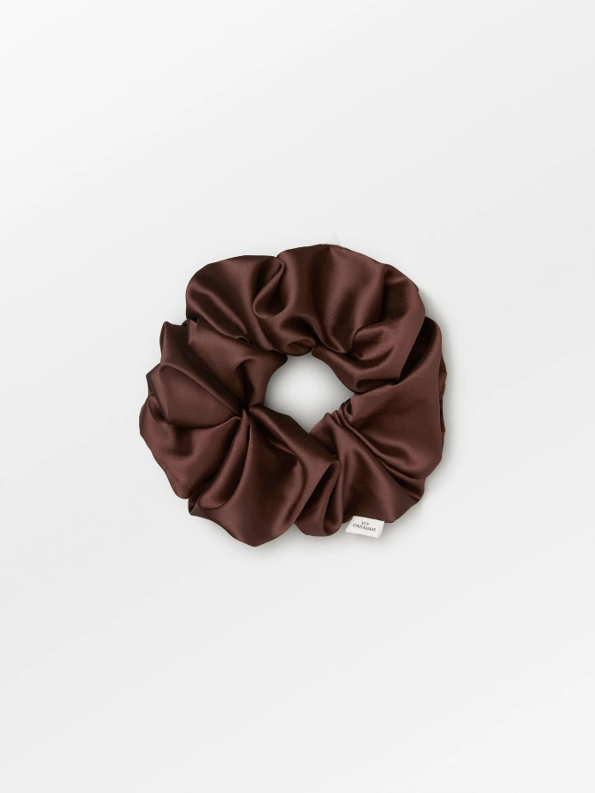Luster Scrunchie - Brown