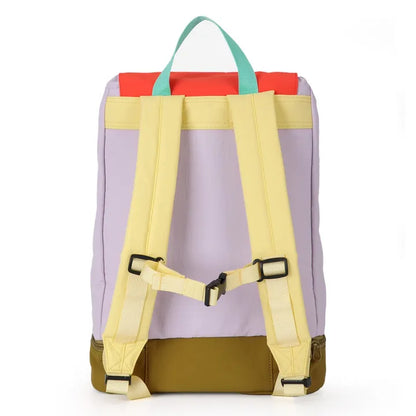 Colourblock Backpack: Lavender