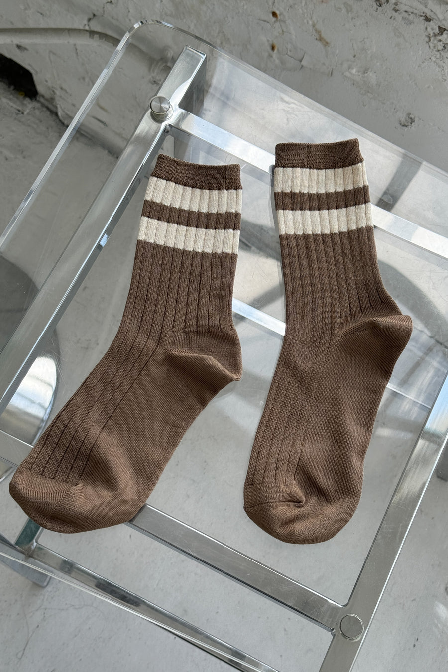 Her Socks Varsity - Toffee