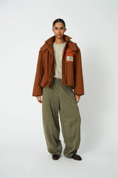 Stella Nova Quilted Jacket - Brown