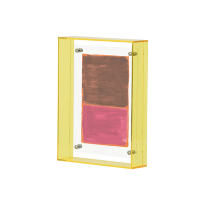 Acrylic Photo Frame Warm Olive