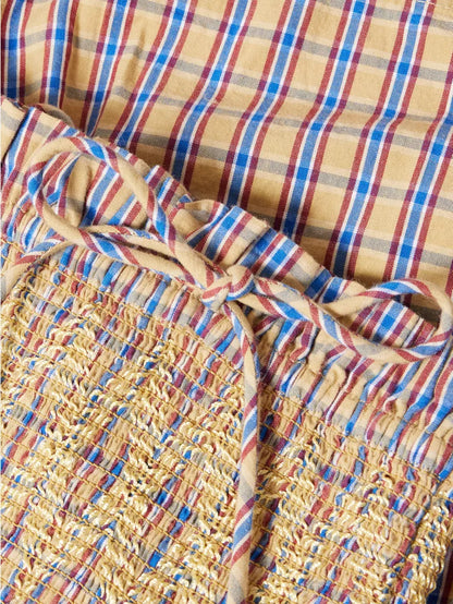 Lilo Mini Dress - Marmalade Check