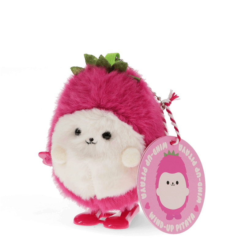 Fluffy Wind Up Toy Pitaya Dragon Fruit