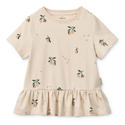 IIlford Set With Frills - Peach Mini Seashell