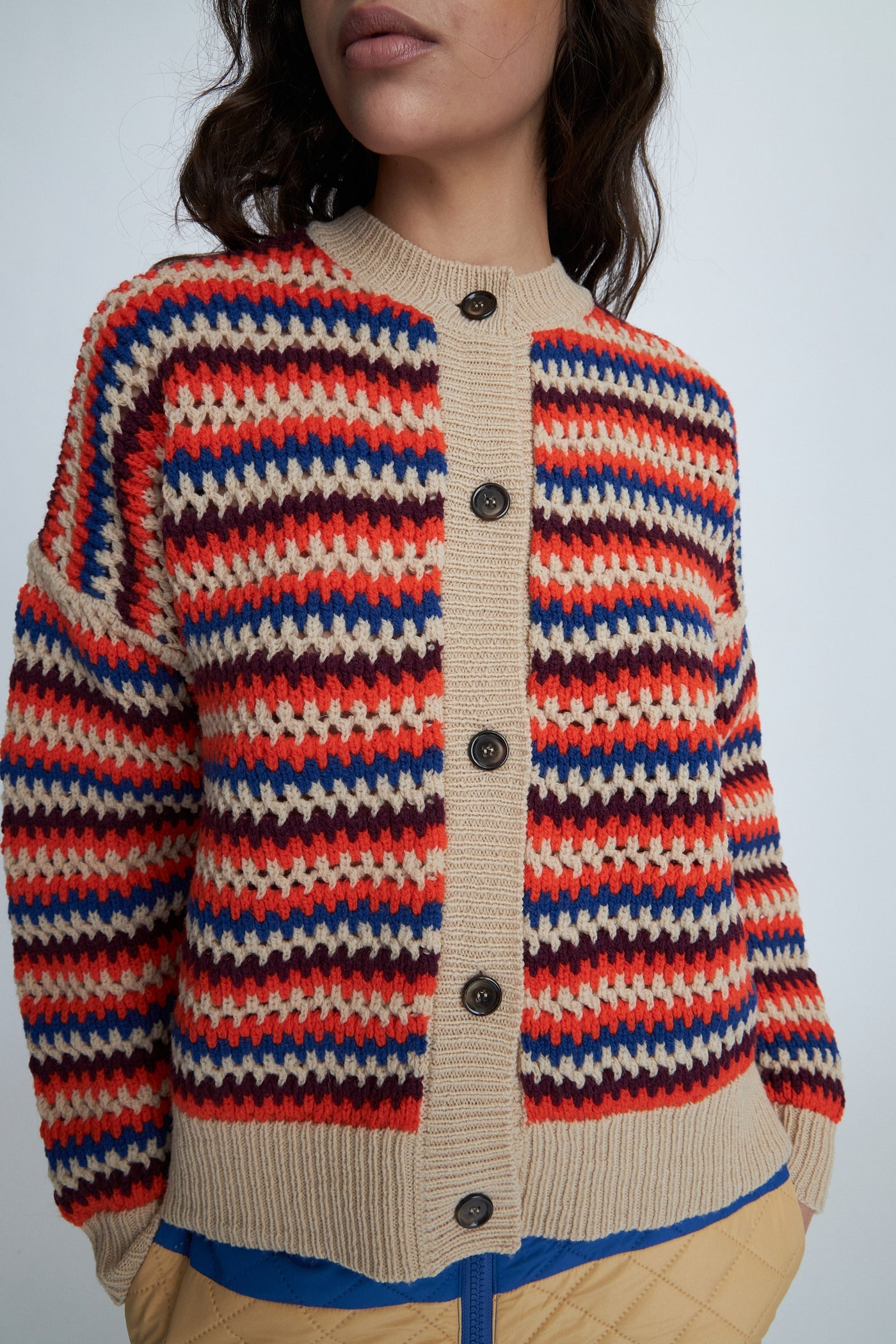 Italian Wool Knit Cardigan