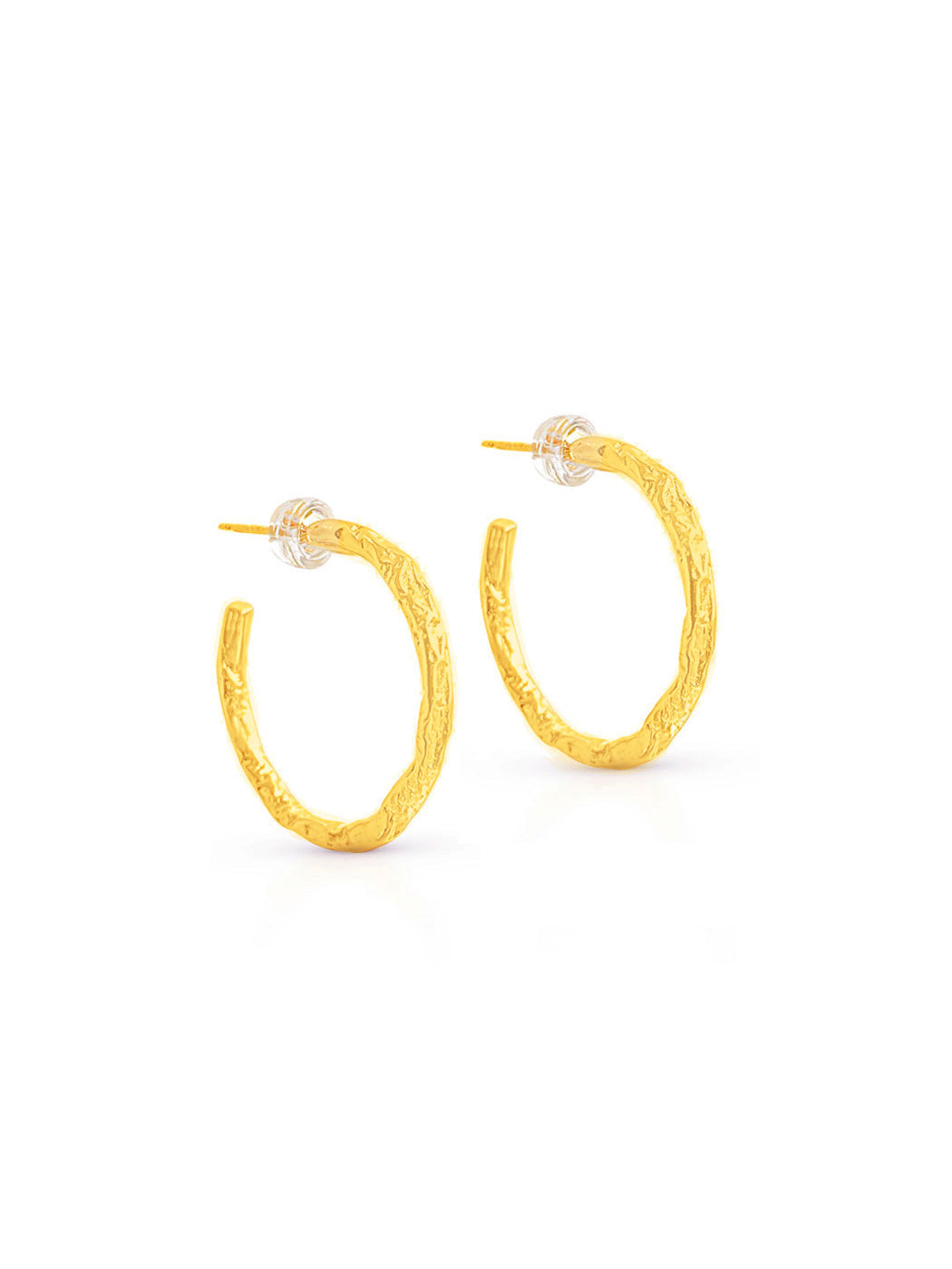 Magma Textured Hoops