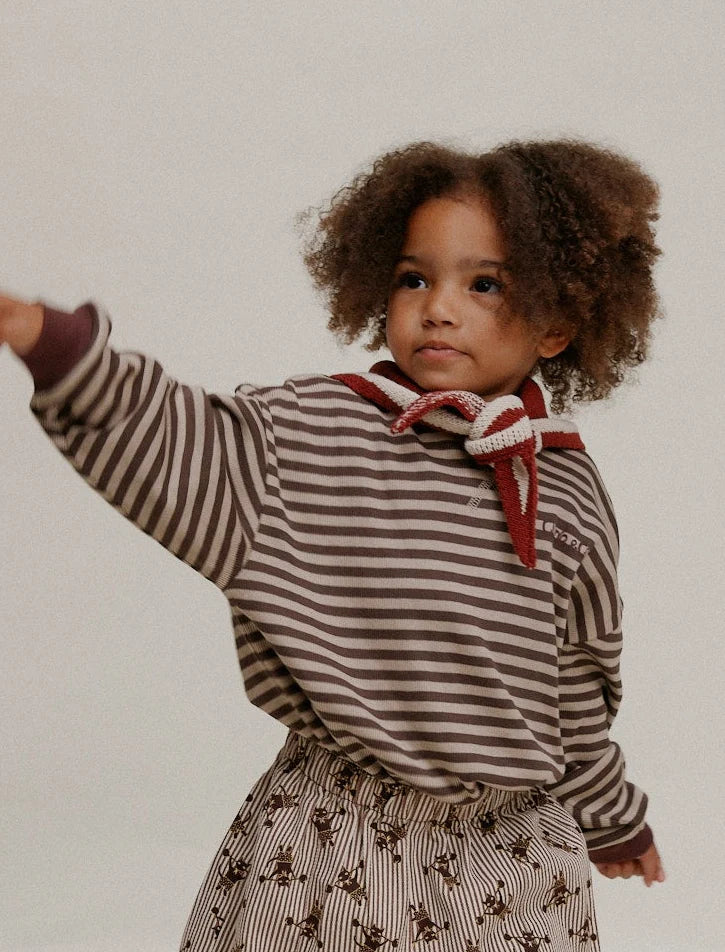 Jamie Acorn Stripe Long Sleeve Tee
