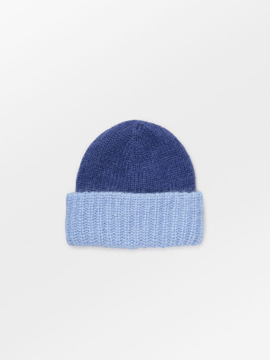 Two Toned Oma Beanie - Coronet Blue