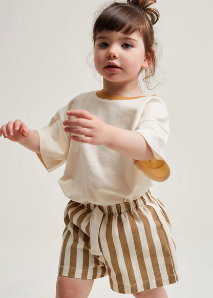 Harper Hazelnut Stripe Shorts