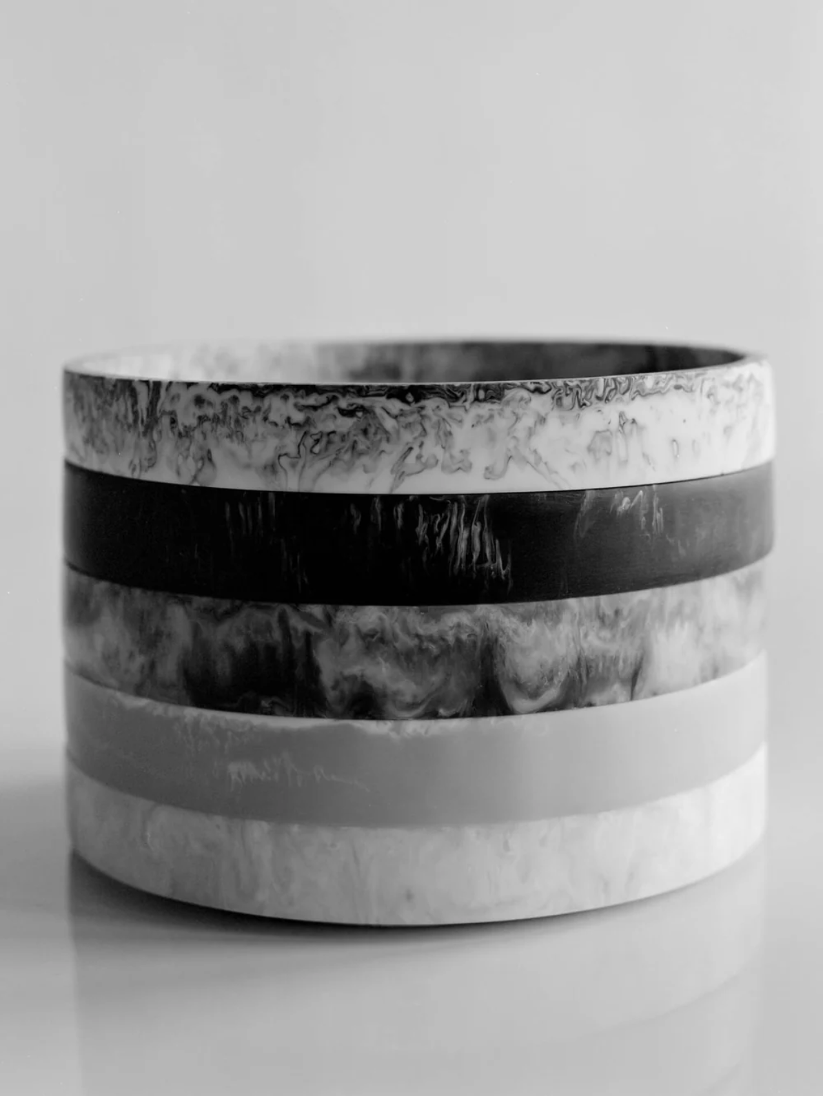 Mist Tray Round 20cm - Charcoal