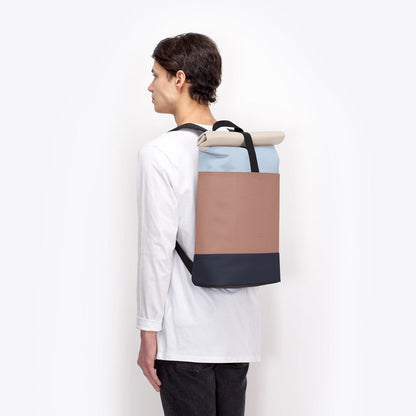 Hajo Backpack - Mini Fog Blue / Redwood