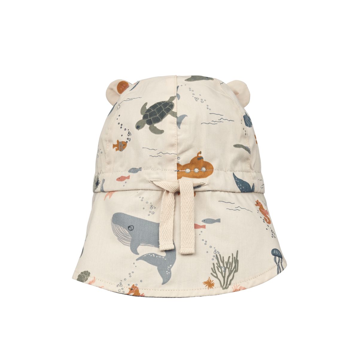 Gorm Reversible Sunhat - Sea Creatures / Sandy