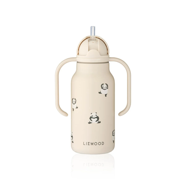 Kimmie Water Bottle - Panda / Sandy