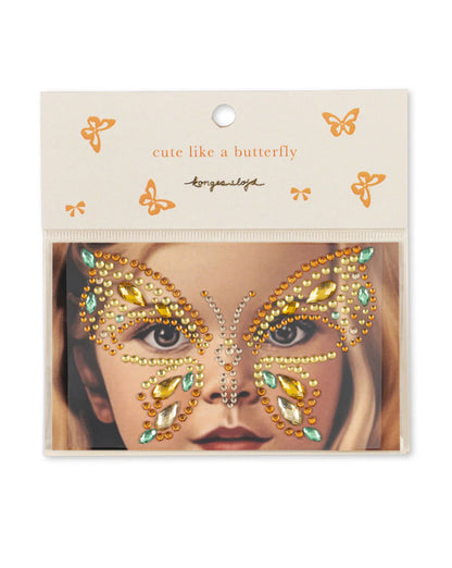 Butterfly Face Jewels - Lemonade