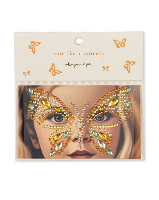 Butterfly Face Jewels - Lemonade