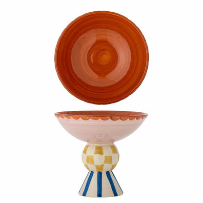 Bob Pedestal Bowl - Rose