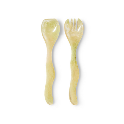 Salad Cutlery - Mist Green