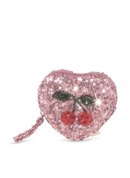 Sequin Heart Wallet