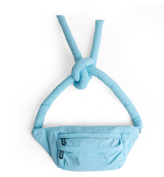 Light Blue Knot Bumbag