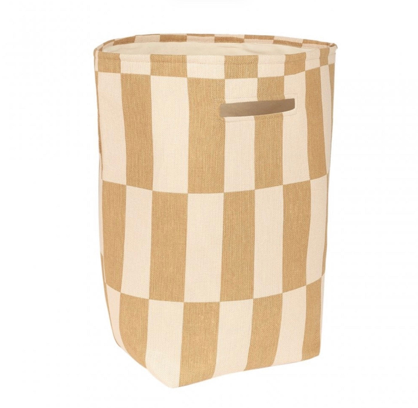 Large Storage Basket - Mustard Tiles