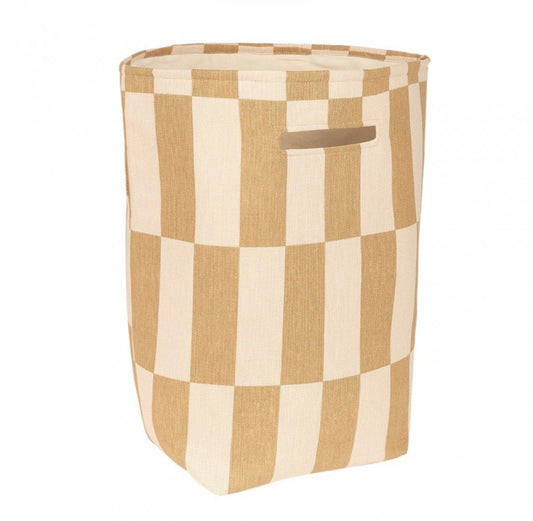 Large Storage Basket - Mustard Tiles
