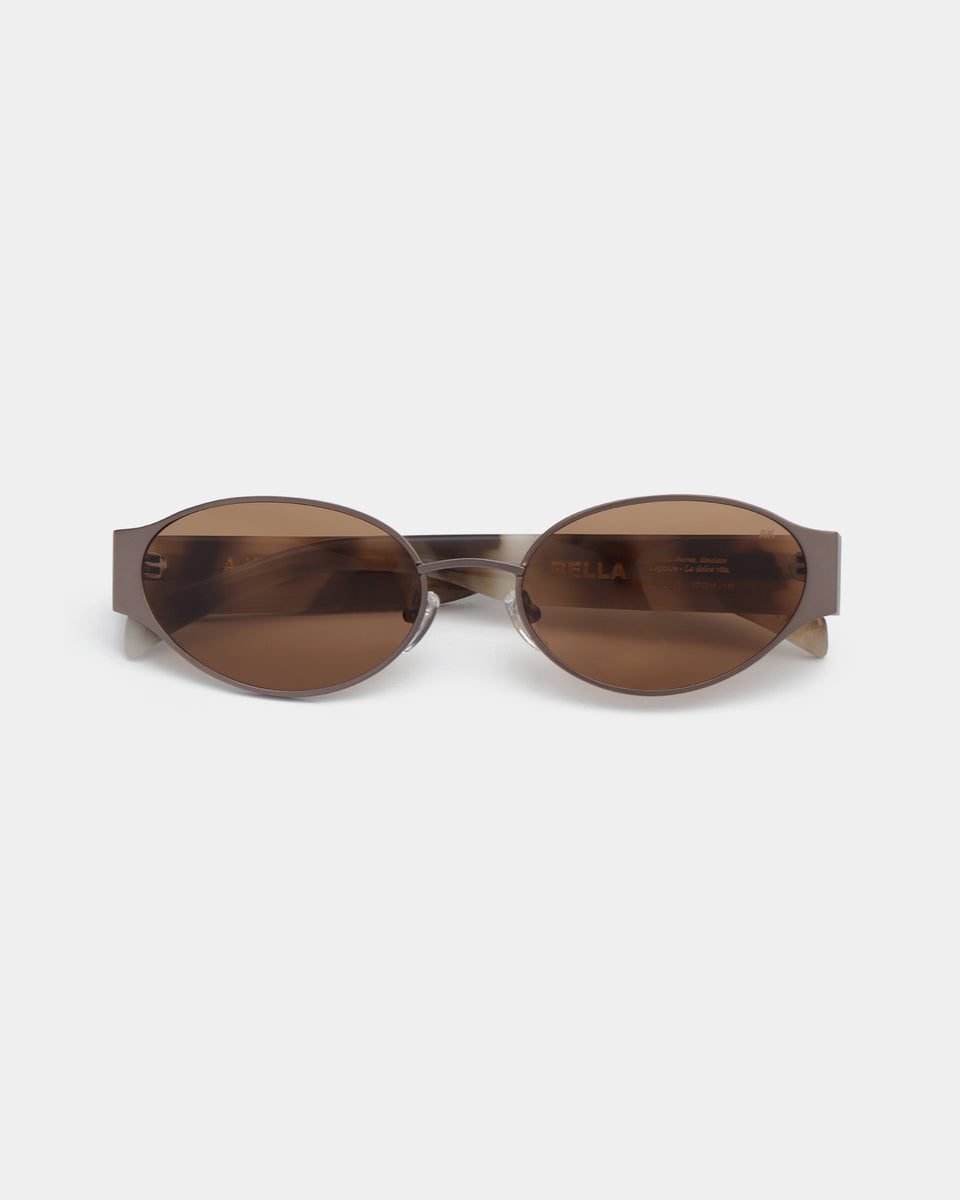 Bella Sunglasses - Matte Brown Cookie Dough