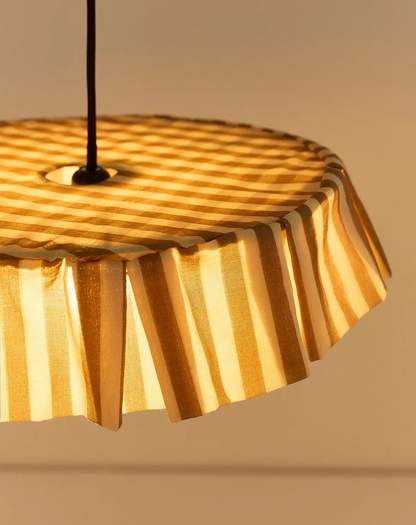Vibes Lampshade - Brown Stripes