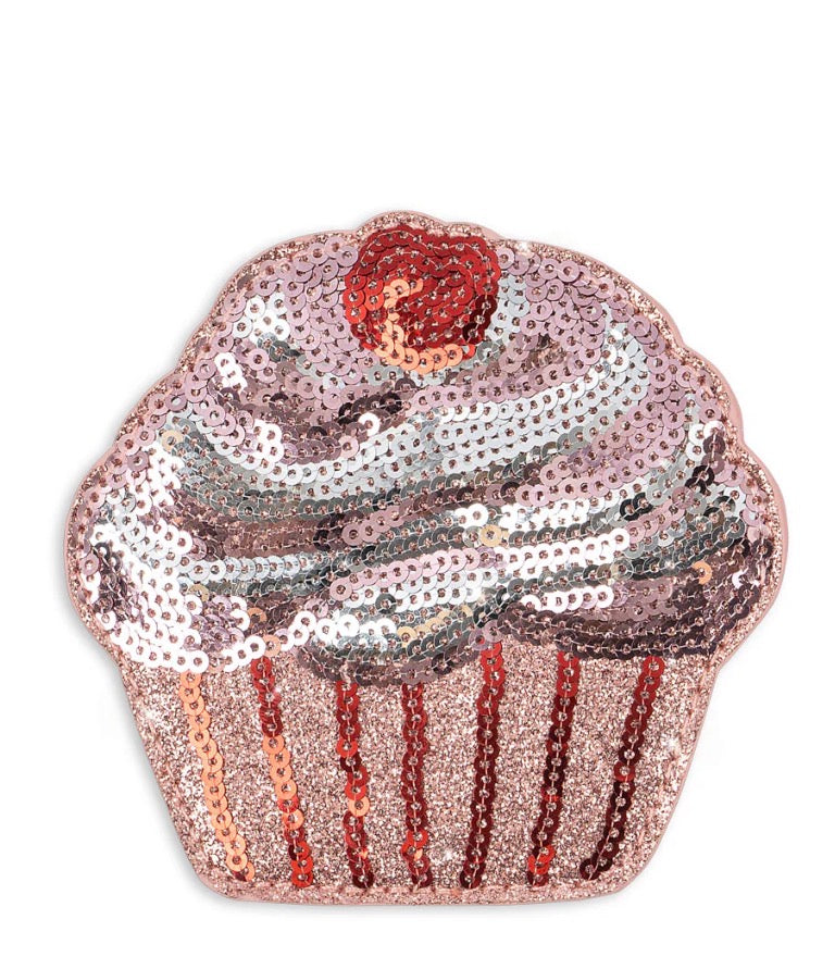 Cupcake Wallet - Glitter Rose