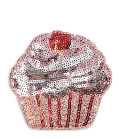Cupcake Wallet - Glitter Rose