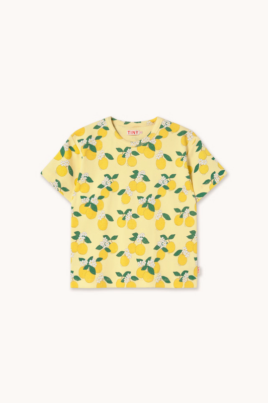 Oranges Rib Tee - Mellow Yellow