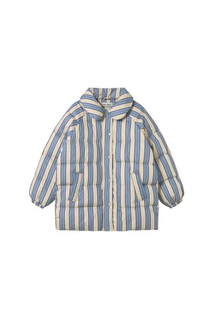 Striped Midi Jacket Vanilla