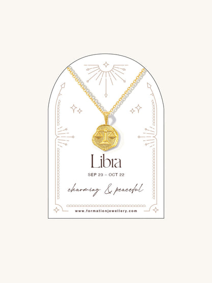 Libra Zodiac Necklace
