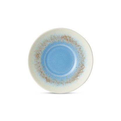 70s Ceramics: Saucers Ocean (Set Of 4)