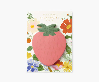 Strawberry Shaped Sticky Notes