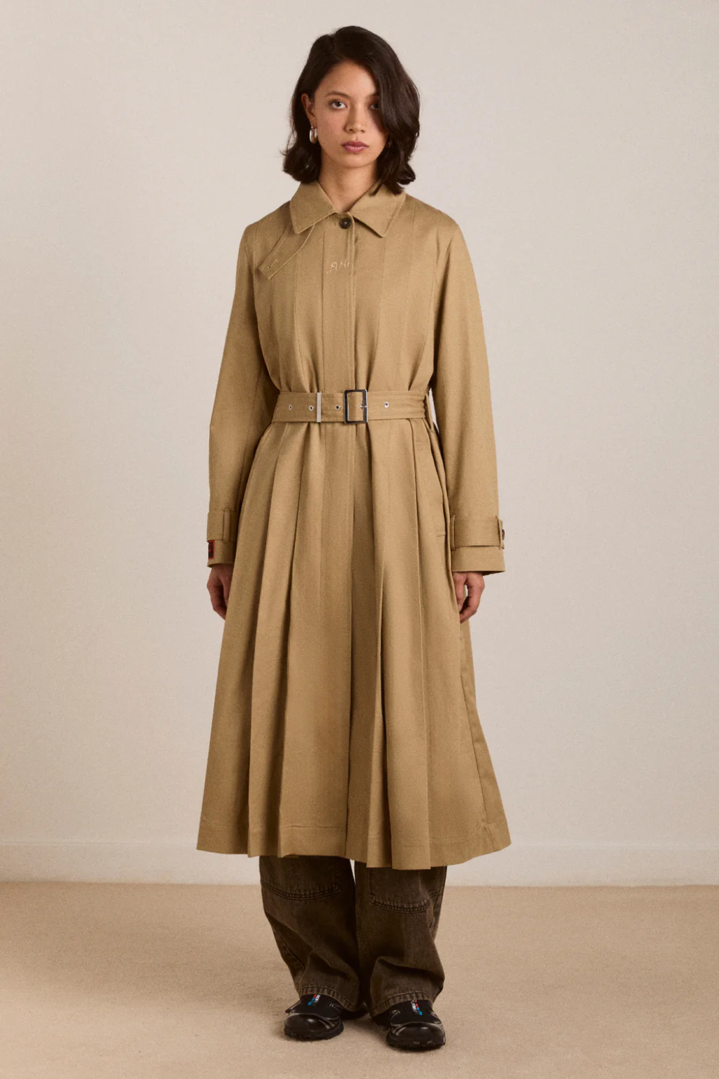 Sofia Pleated Trench