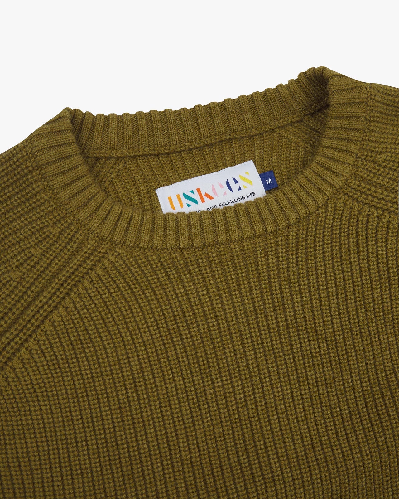 Crew Knit Jumper - Woodland Green