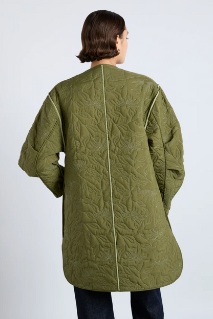 Valentine Reversible Liner Jacket - Green