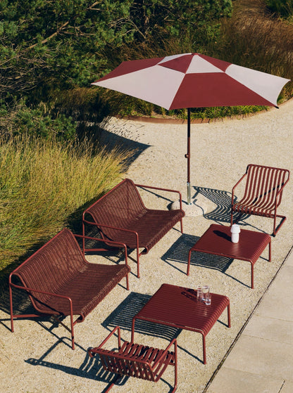Terrazza Parasol Hexagon Off White & Burgundy