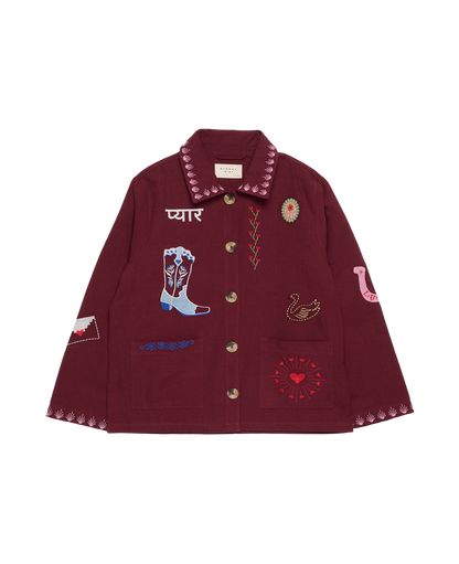 My Mini Jacket - Burgundy