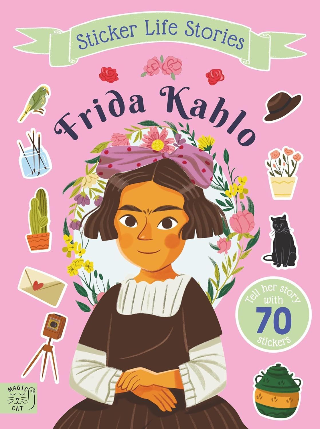 STICKER LIFE STORIES: FRIDA KAHLO (MAGIC CAT)