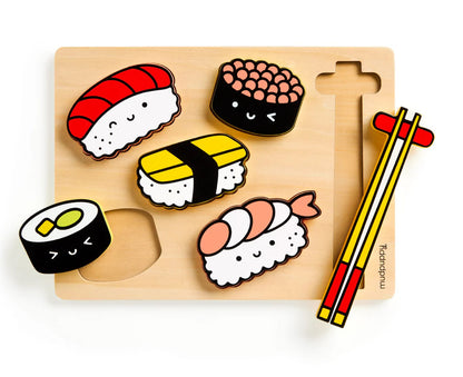 Sushi Friends Wooden Tray Puzzle