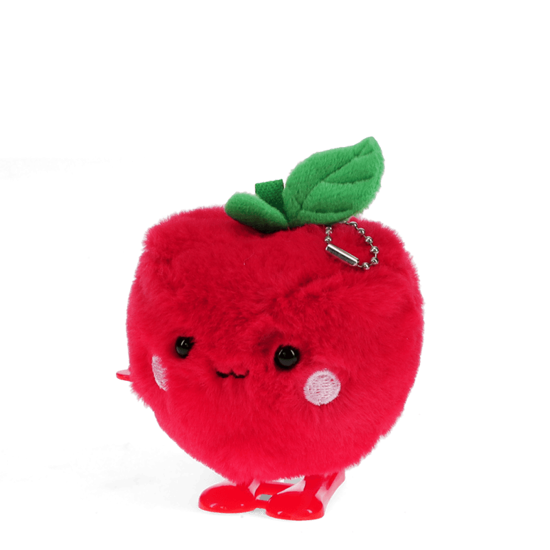 Fluffy Wind Up Toy Apple