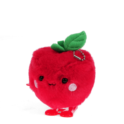Fluffy Wind Up Toy Apple