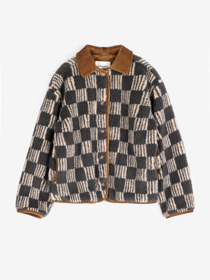 Almost Moiré Sherpa Jacket