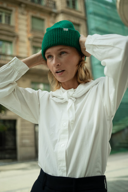 Leo Beanie - Dark Green