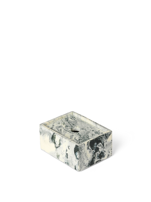 Mist box - Emerald off white