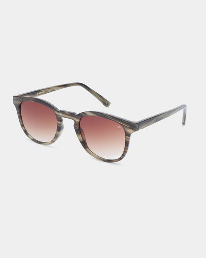 Bate Sunglasses - Striped Horn