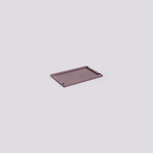 Colour Crate Lid Plastic Small - Bordeaux